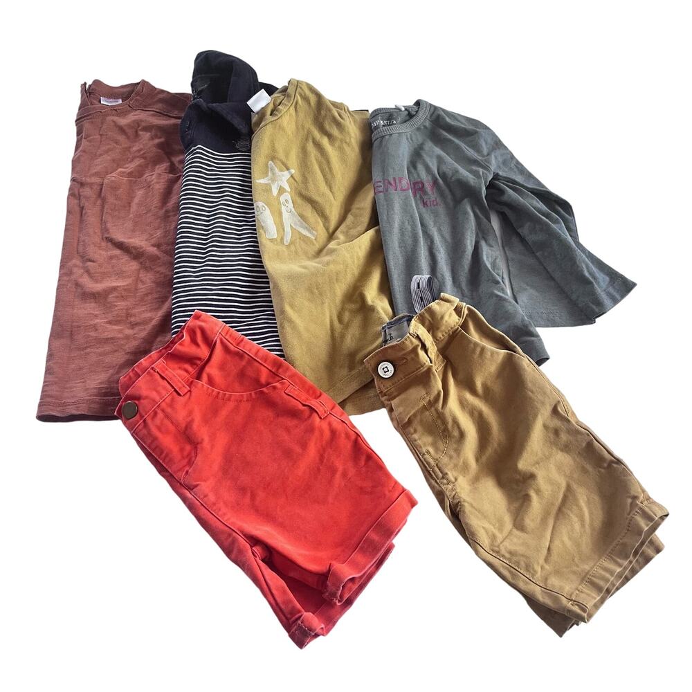 Boys summer tshirts and shorts assortment bundle size 18-24 months
